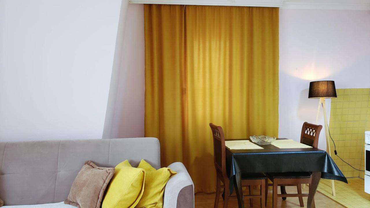 פרישטינה Spacious Downtown Apartment With A City View מראה חיצוני תמונה
